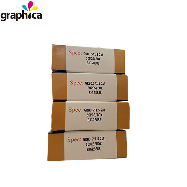 GRB 0,8 x 2,7 mm Máquina de corte a moagem de matriz de esfoliação para embalagens e impressões de papel