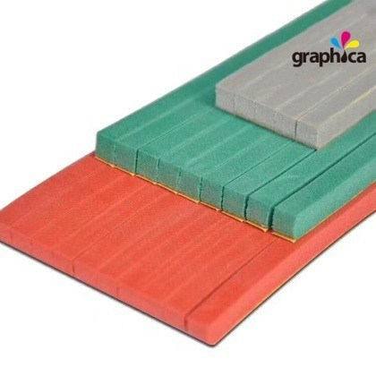 Dureza 40-45 graus Shore C Processo de fabricação de matrizes Borracha de célula aberta para corte