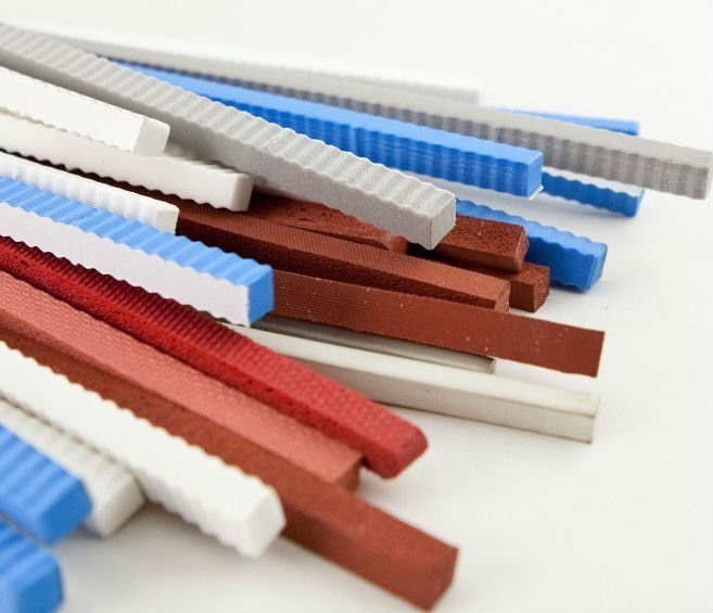 Dureza 40-45 graus Shore C Processo de fabricação de matrizes Borracha de célula aberta para corte