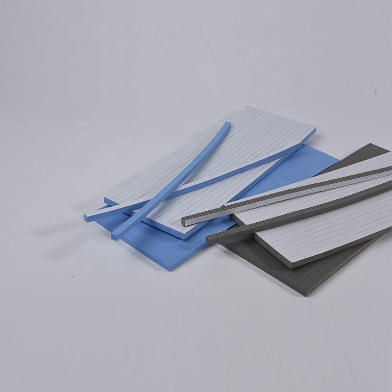 Folha de borracha de ejecção cinzenta comum para corte de mofo 40-45 graus C