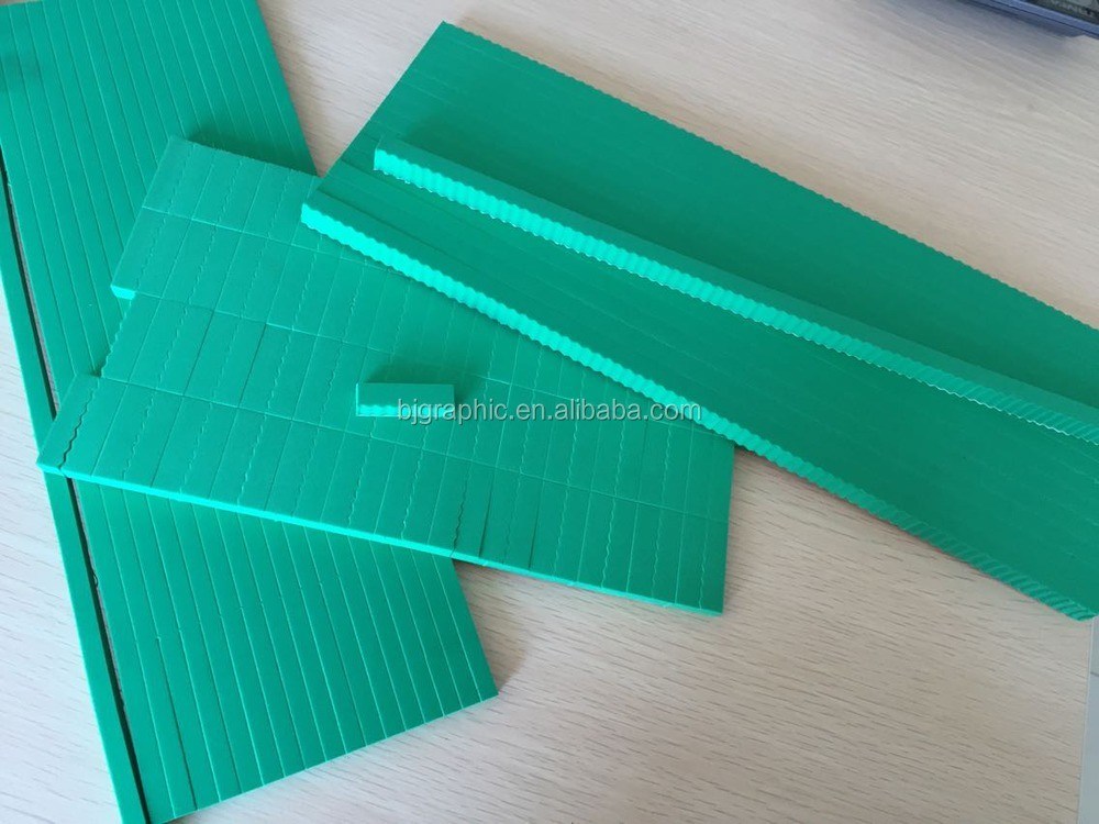 Verde 40-45 graus Shore A Gráfico Pequim Ejeção Esponja borracha para em Stoke