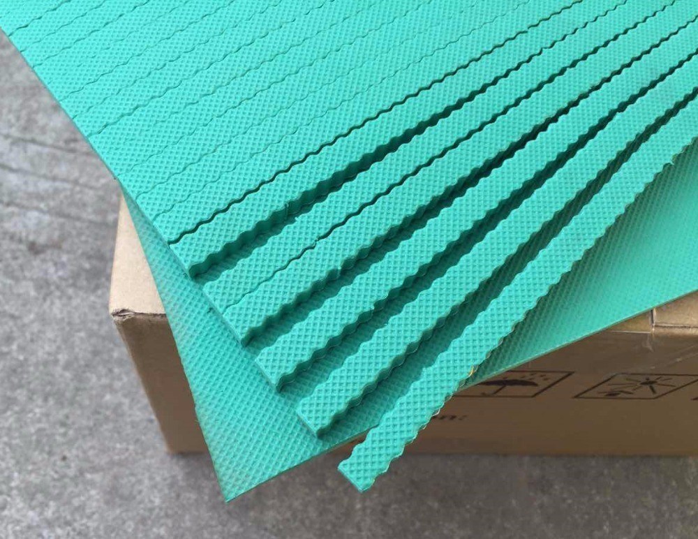 Verde 40-45 graus Shore A Gráfico Pequim Ejeção Esponja borracha para em Stoke