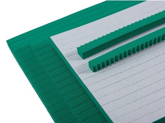 Verde 40-45 graus Shore A Gráfico Pequim Ejeção Esponja borracha para em Stoke