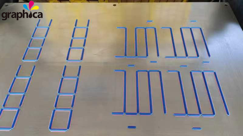 0.4mm Altura do canal preto plástico rosca de matriz de rolo e caixa para máquina de corte por die