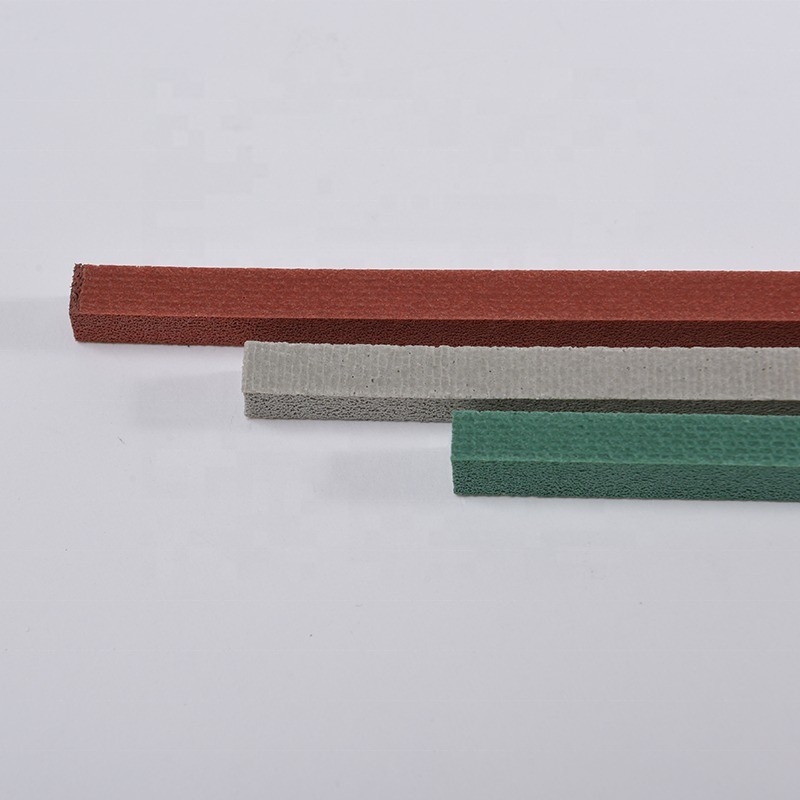 High Elastic Die Cutting Ejection Sheets de borracha em vermelho para células abertas Borracha de madeira compensada plana de aço Regra de corte a borracha