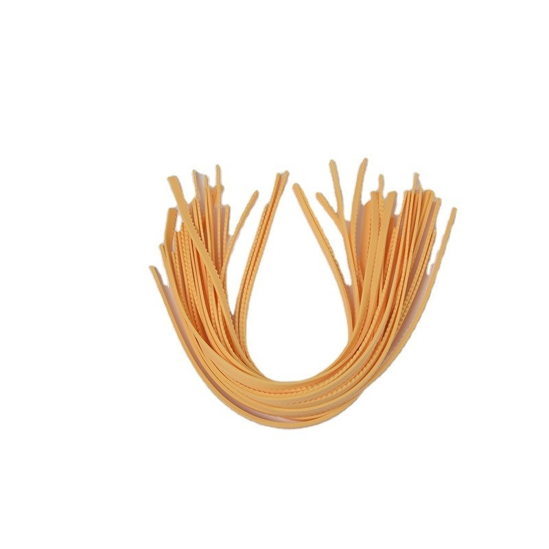 Alta Elasticidade Amarelo 8mm Die Cutting Ejeção esponja borracha slot borracha Plano de madeira compensada de aço Regra de corte Die