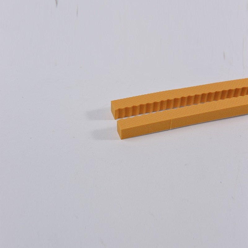 Esponja de espuma de borracha EPDM de corte a pressão com adesivo Cor laranja Dimensão 10x300x380mm
