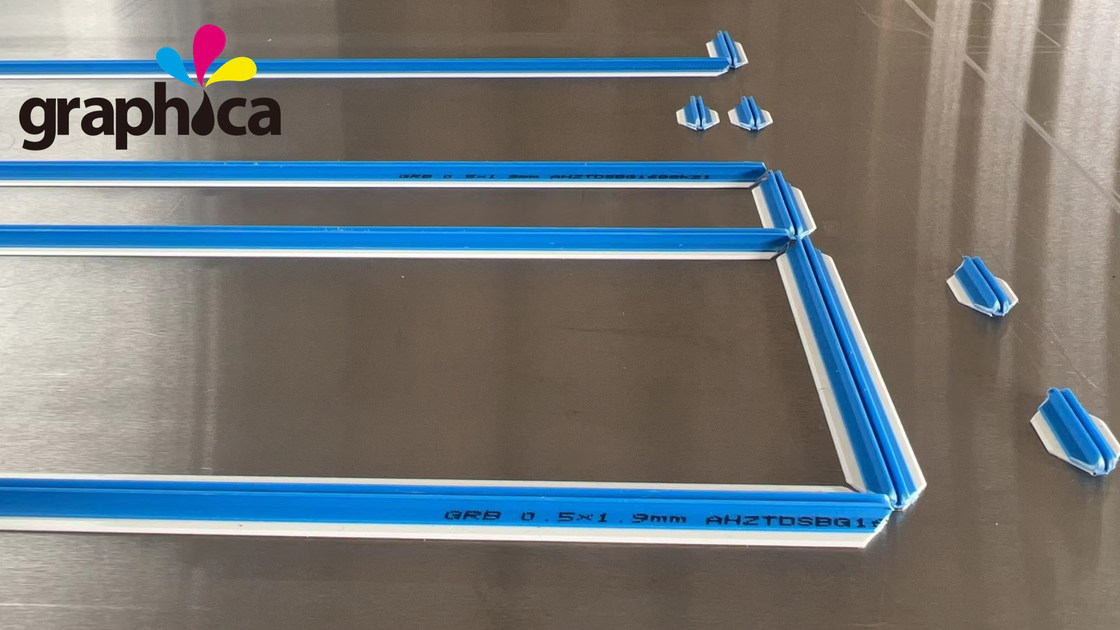 Matriz adesiva de revestimento de 0,3 x 1,2 mm GRB certificada CE para embalagens e impressões de papel