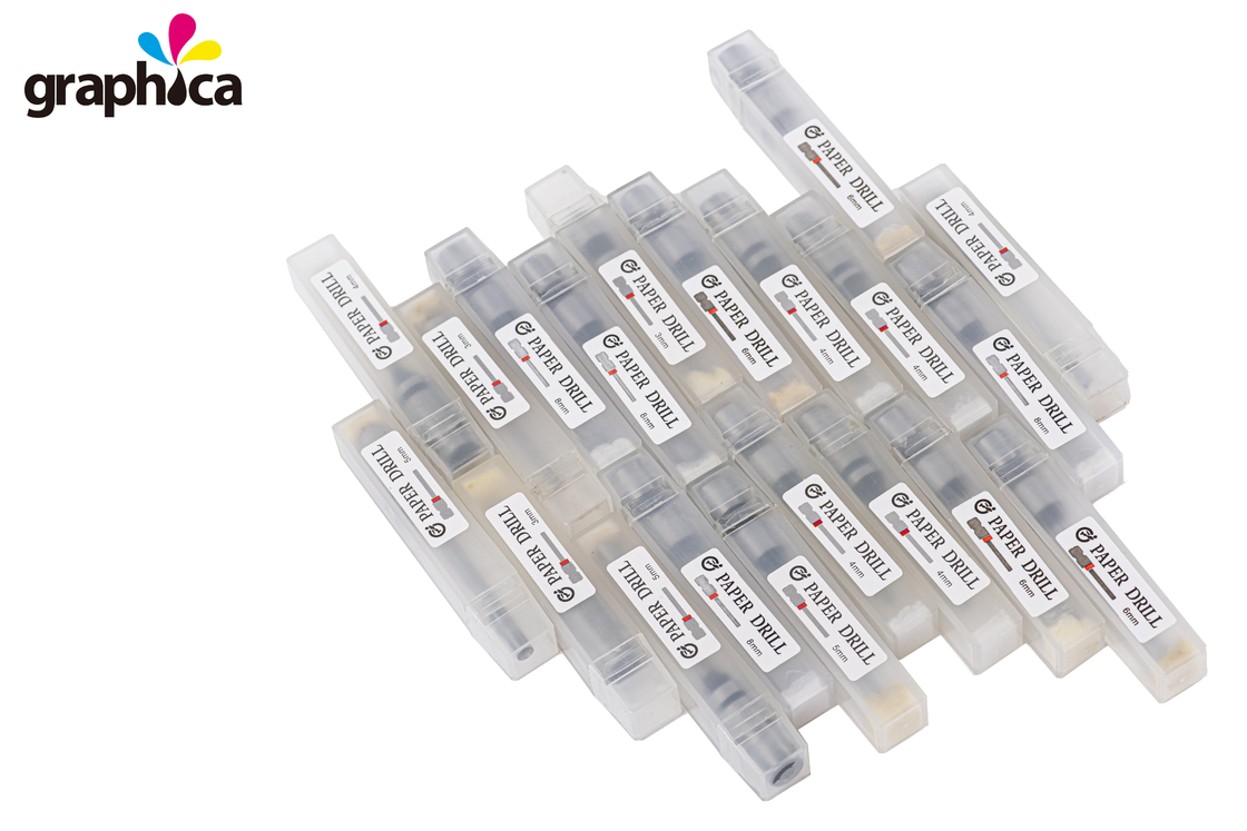 Conjunto aceitável de brocas de papel HSS de hastes retas OEM ODM para máquinas de perfuração