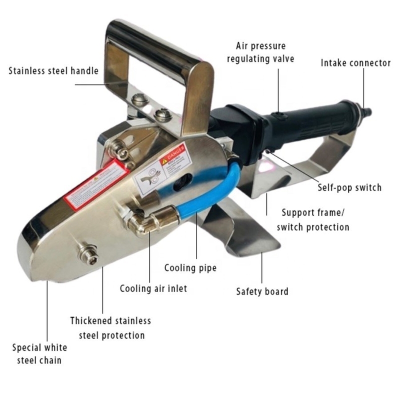 Manual gráfico de corte por impressão para cartão pneumático ondulado de qualidade semiautomática