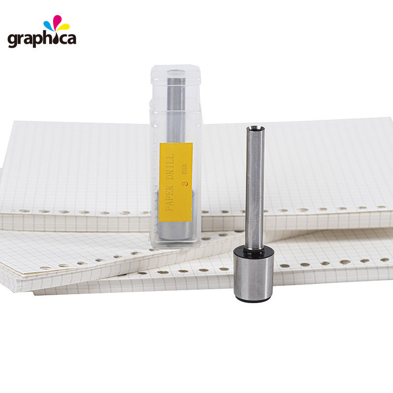 Máquina de perfuração de papel manual Acessórios 3,0-15,0 mm Dimensões Conjuntos de brocas de papel