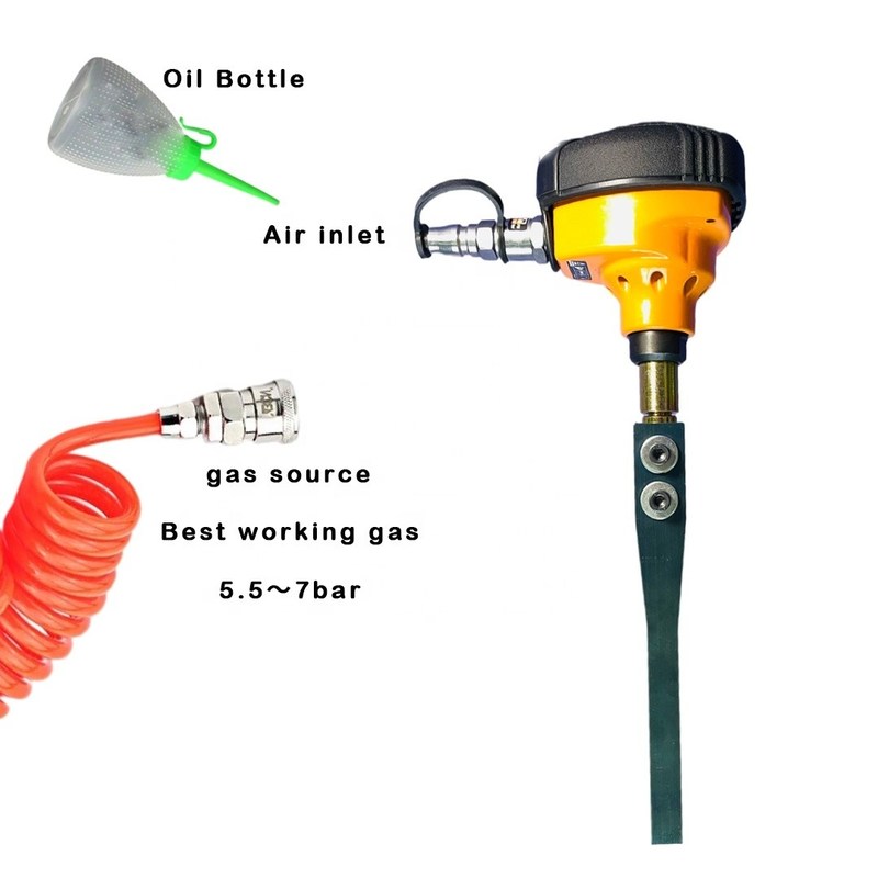 3500 R.P.M. Frequência Pneumática Ferramenta portátil de extração de buracos internos para moldagem redonda