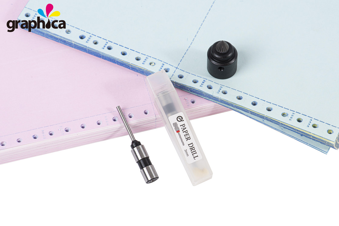 HSS Die Making Straight Shank Paper Drill Bits Set Dimensões para máquina de perfuração de papel