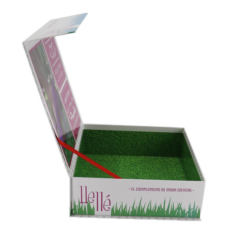 Encomenda personalizada aceita Set de cuidados com a pele orgânico branco Caixa de embalagem de papelão para vestido