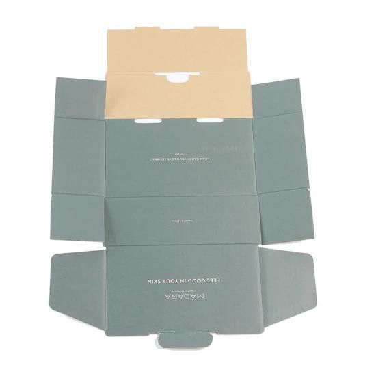 Encomenda personalizada aceita Set de cuidados com a pele orgânico branco Caixa de embalagem de papelão para vestido