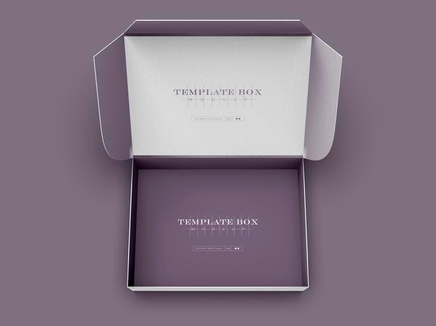 Caixas de embalagem de papel kraft corrugado branco impresso sob medida para aceitação de encomendas sob medida