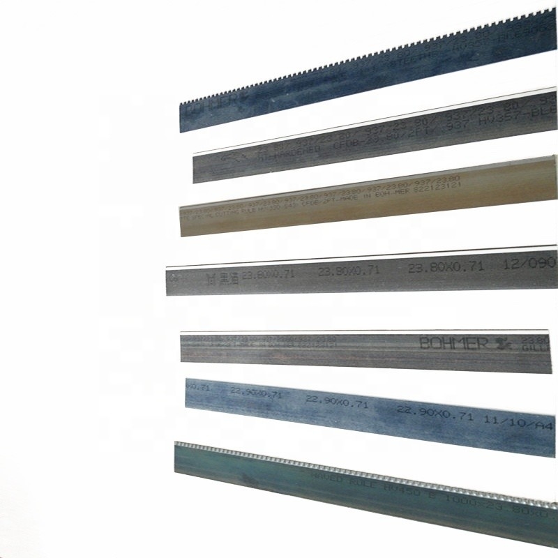 Beijing Graphic 0,71mm 2pt Steel Rule Die Cutter com 2pt / 3pt / 4pt Espesor de corte