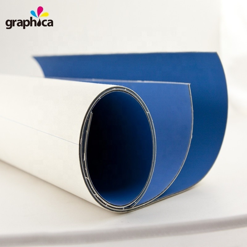 Gráfico Pequim 2021 Impressão Offset Azul Coberta de borracha 1.95mm Espessura para impressão