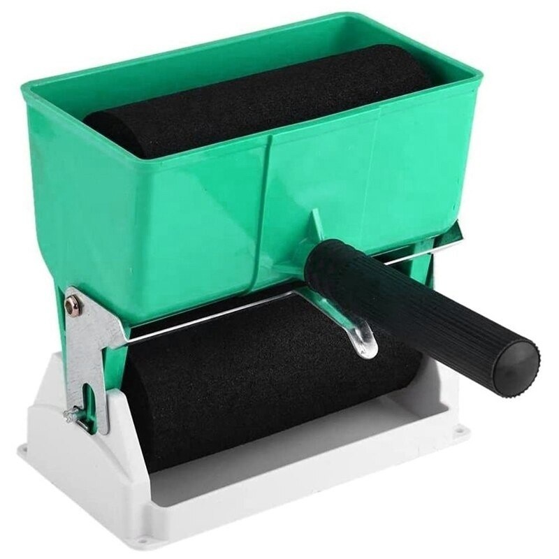 Desenho de corte a moagem de rolos, espalhador de cola 1 kg, peso 250-300 metros quadrados/hora, área de cola