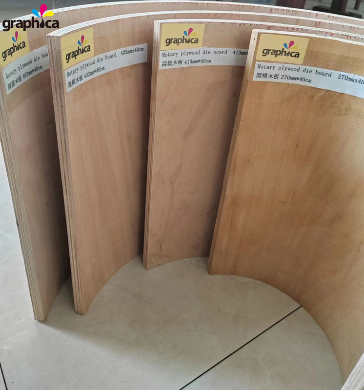 Frente traseira bétula deve ser 0,7 a 1 mm Ambos os lados rotativo tabuleiro de corte para a fabricação da matriz