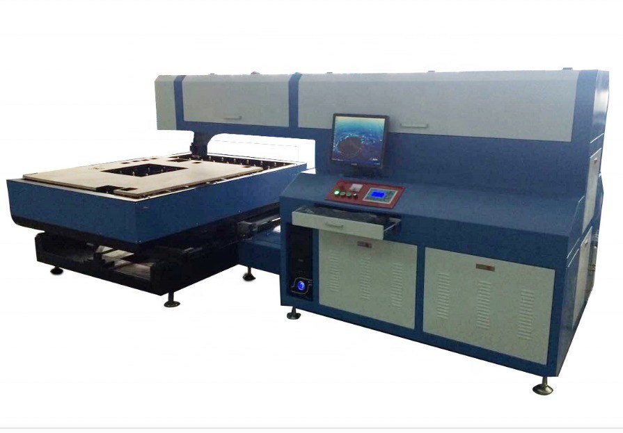 Laser Tube Source Graphic Beijing GIT1218-600W Flat Laser Die Cutting Machine com 1800 mm de comprimento de viagem do eixo Y